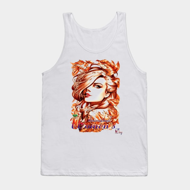 International Woman's Day Tank Top by Megoo Store